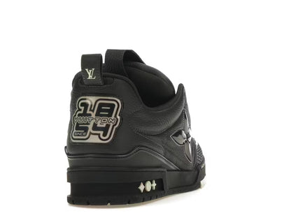 Skate all Black Leather