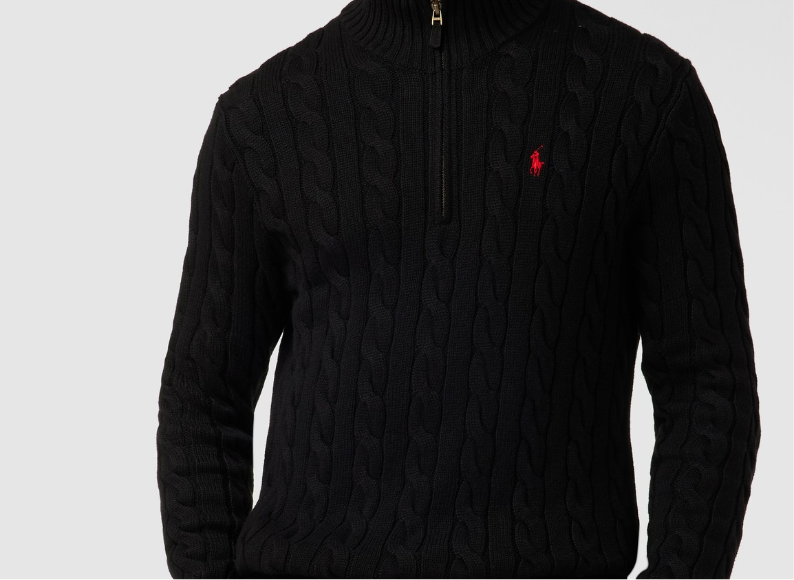 polo knit sweater