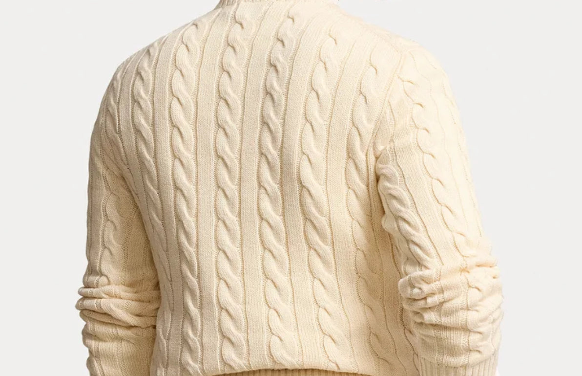 polo knit sweater